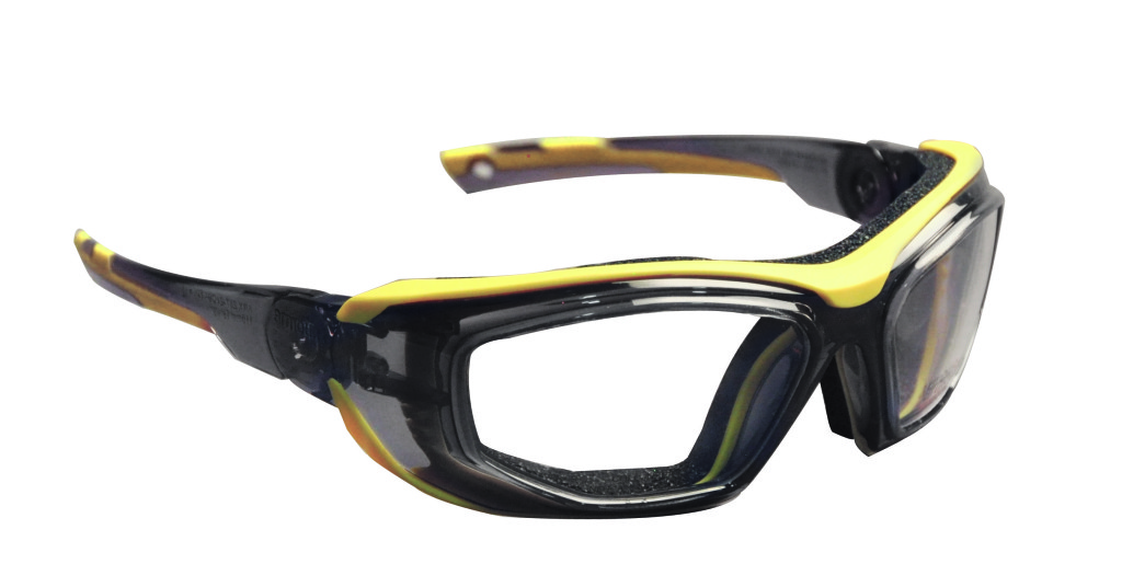 Safety glasses frames WRAP-RX COLLECTION: MODEL 6015 in Grey