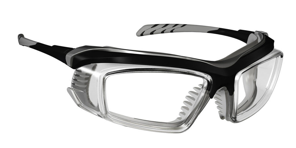 Safety glasses frames WRAP-RX COLLECTION: MODEL 6008FS in Black