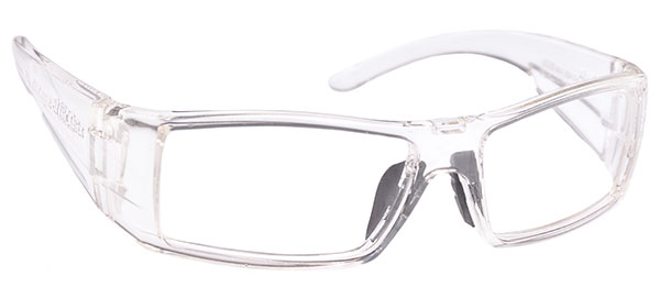 Safety glasses frames WRAP-RX COLLECTION: MODEL 6009 in Crystal