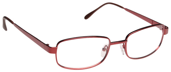 Safety glasses frames BASIC: MODEL 7014 in Burgundy