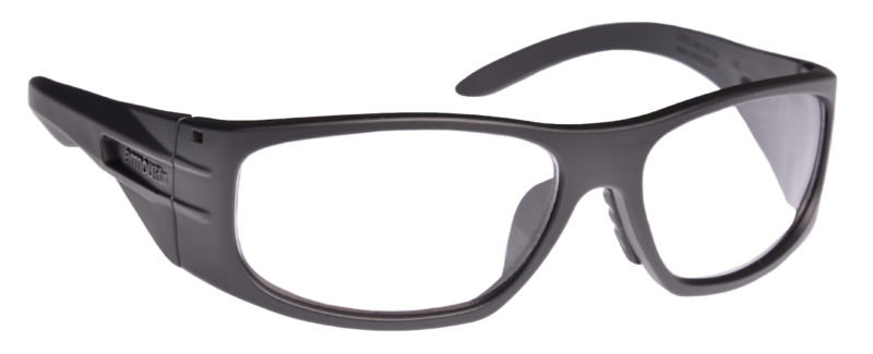 Safety glasses frames WRAP-RX COLLECTION: MODEL 6001 in Black
