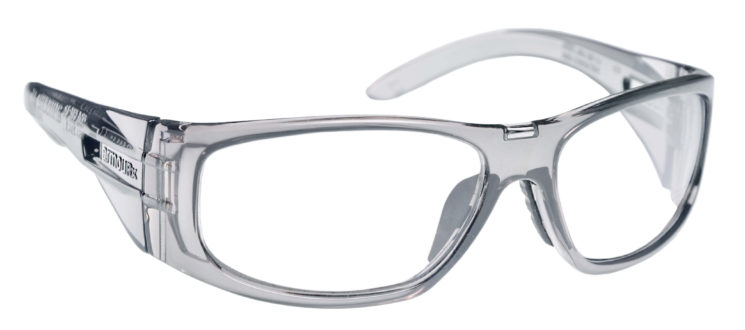 Safety glasses frames WRAP-RX COLLECTION: MODEL 6001 in Grey