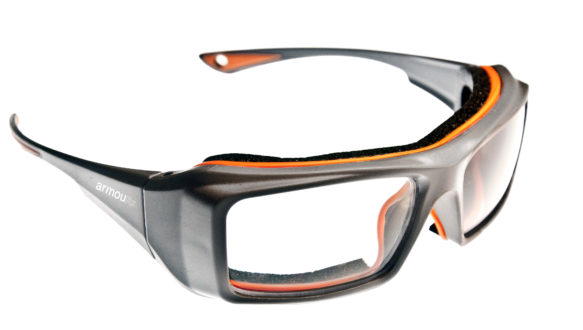 Safety glasses frames WRAP-RX COLLECTION: MODEL 6006 in Grey