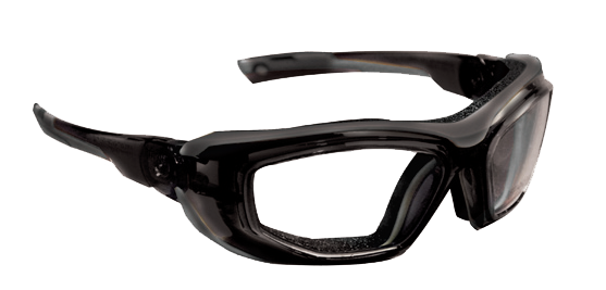 Safety glasses frames WRAP-RX COLLECTION: MODEL 6015 in Black