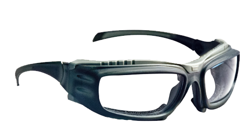 Safety glasses frames WRAP-RX COLLECTION: MODEL 6010 in Black