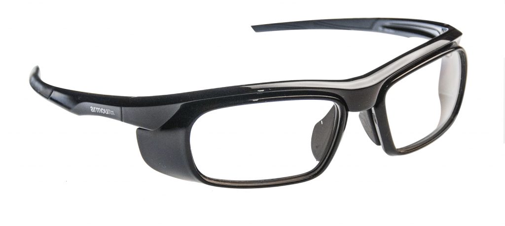 Safety glasses frames WRAP-RX COLLECTION: MODEL 6013 in Black