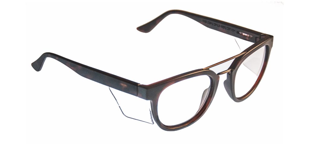 Safety glasses frames CLASSIC: MODEL 7402 in Demi-Brown