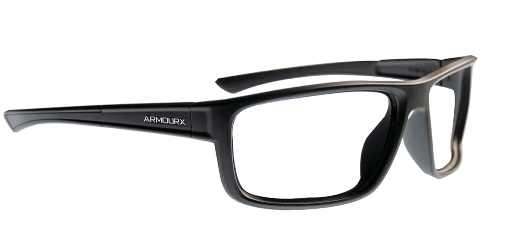 Safety glasses frames WRAP-RX COLLECTION: MODEL 6018 in Black